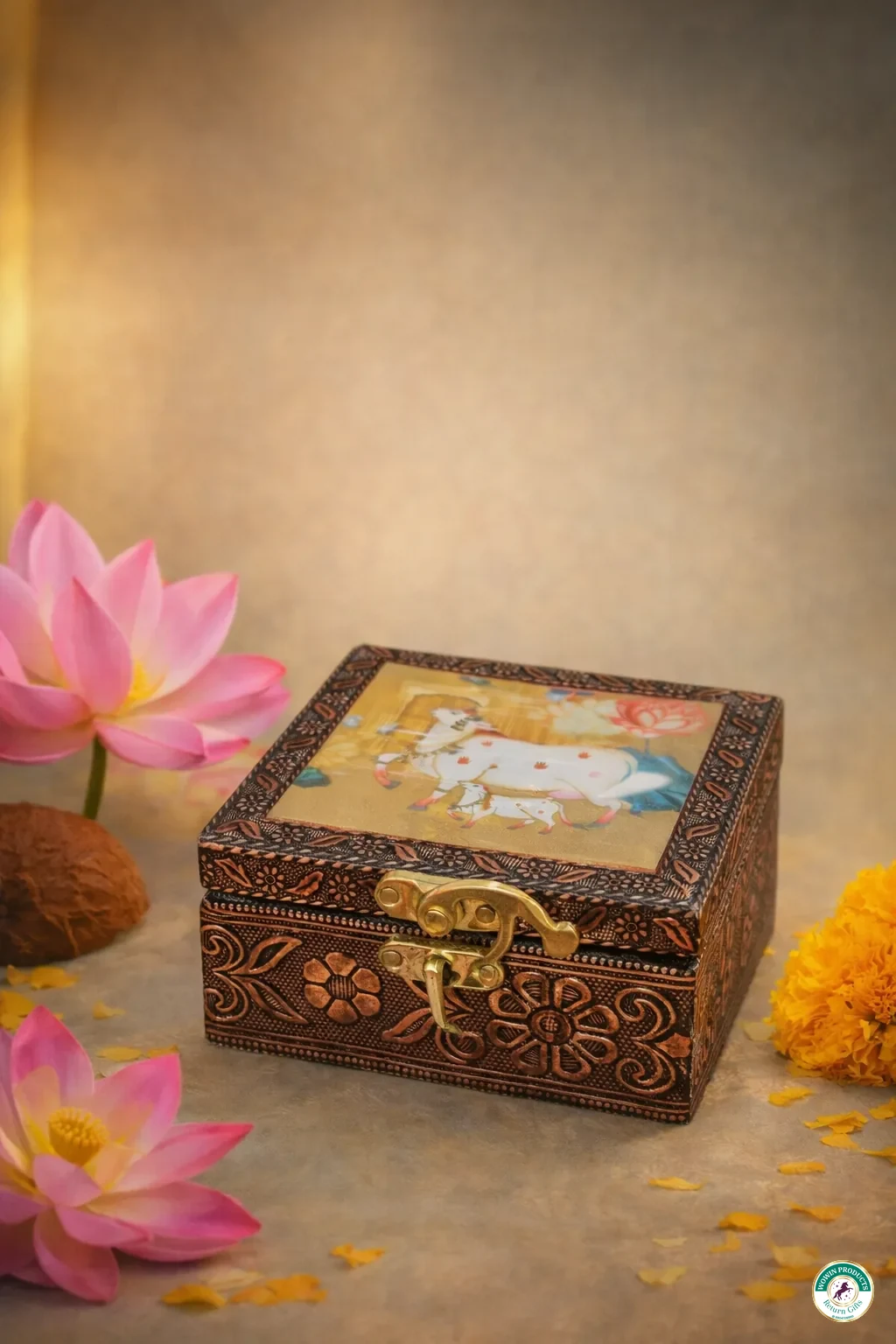 Meenakari jewel boxes wedding