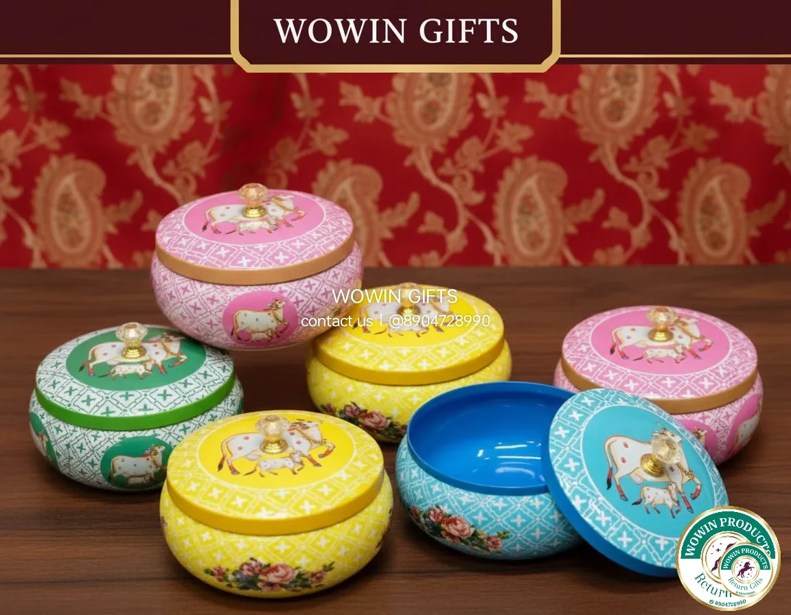 Minakari plates Seemantham