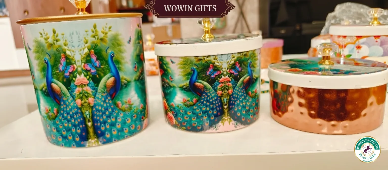 Custom print gift box wedding