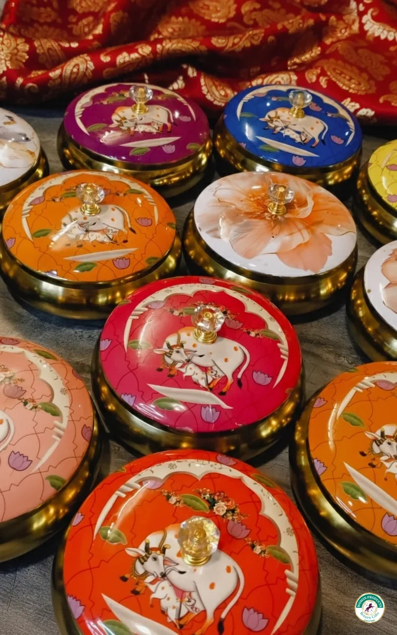 Pichwai chakri boxes