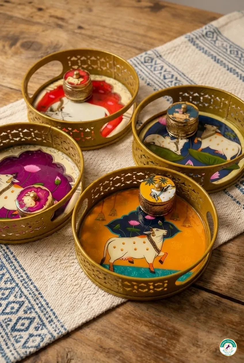 Metal trays return gifts bulk wedding housewarming