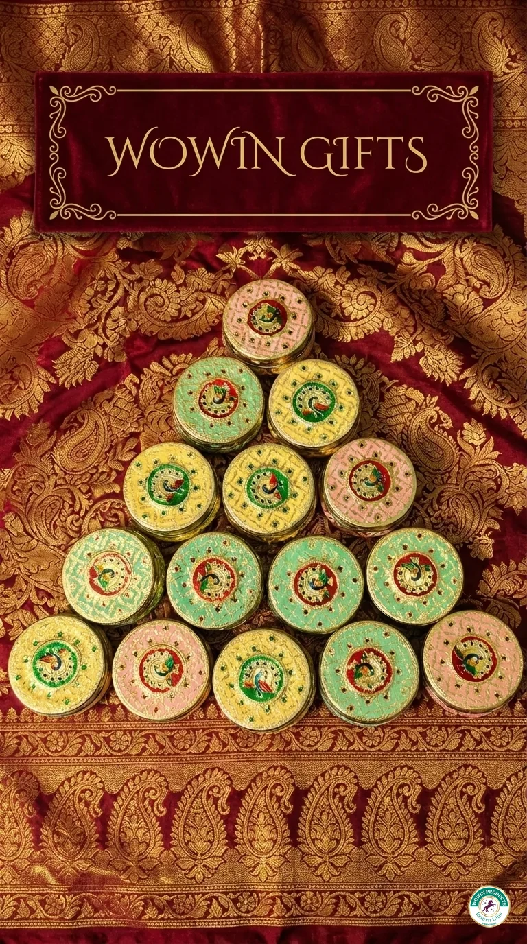 Meenakari jewel boxes